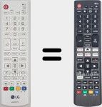 Télécommande universelle Universal TV LG