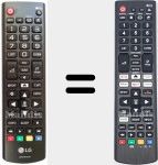 Télécommande universelle Universal TV LG