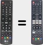Télécommande universelle Universal TV LG