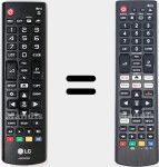 T&eacute;l&eacute;commande universelle Universal TV LG