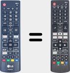 Télécommande universelle Universal TV LG