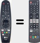 Télécommande universelle Universal TV LG