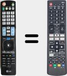 Télécommande universelle Universal TV LG