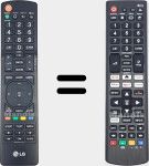 T&eacute;l&eacute;commande universelle Universal TV LG