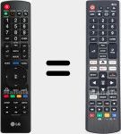 T&eacute;l&eacute;commande universelle Universal TV LG