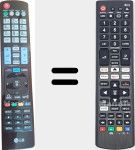 T&eacute;l&eacute;commande universelle Universal TV LG