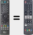 T&eacute;l&eacute;commande universelle Universal TV LG