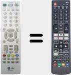 T&eacute;l&eacute;commande universelle Universal TV LG