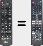 T&eacute;l&eacute;commande universelle Universal TV LG