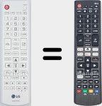 Télécommande universelle Universal TV LG