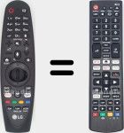 T&eacute;l&eacute;commande universelle Universal TV LG