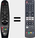 T&eacute;l&eacute;commande universelle Universal TV LG
