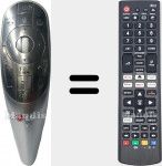 T&eacute;l&eacute;commande universelle Universal TV LG