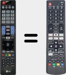 Télécommande universelle Universal TV LG