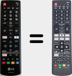 Télécommande universelle Universal TV LG