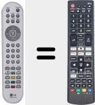Télécommande universelle Universal TV LG