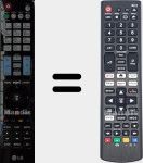 Télécommande universelle Universal TV LG