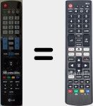 T&eacute;l&eacute;commande universelle Universal TV LG