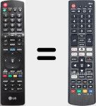 T&eacute;l&eacute;commande universelle Universal TV LG