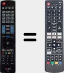 Télécommande universelle Universal TV LG