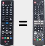 Télécommande universelle Universal TV LG