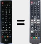 Télécommande universelle Universal TV LG