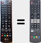 Télécommande universelle Universal TV LG