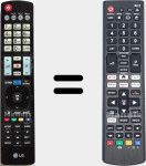 T&eacute;l&eacute;commande universelle Universal TV LG