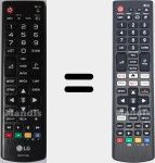 T&eacute;l&eacute;commande universelle Universal TV LG