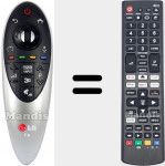 Télécommande universelle Universal TV LG