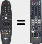 T&eacute;l&eacute;commande universelle Universal TV LG