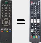 Télécommande universelle Universal TV LG
