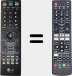 T&eacute;l&eacute;commande universelle Universal TV LG