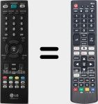 T&eacute;l&eacute;commande universelle Universal TV LG