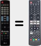 T&eacute;l&eacute;commande universelle Universal TV LG