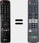 T&eacute;l&eacute;commande universelle Universal TV LG