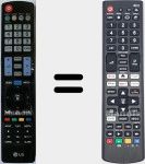 T&eacute;l&eacute;commande universelle Universal TV LG