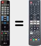 T&eacute;l&eacute;commande universelle Universal TV LG