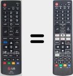 Télécommande universelle Universal TV LG