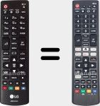 T&eacute;l&eacute;commande universelle Universal TV LG