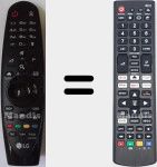 T&eacute;l&eacute;commande universelle Universal TV LG