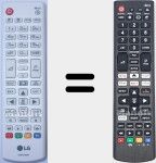 T&eacute;l&eacute;commande universelle Universal TV LG