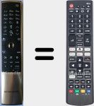 T&eacute;l&eacute;commande universelle Universal TV LG