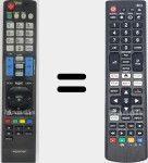 Télécommande universelle Universal TV LG