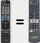 Télécommande universelle Universal TV LG