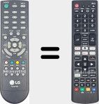Télécommande universelle Universal TV LG