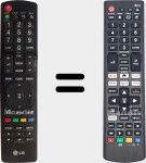 T&eacute;l&eacute;commande universelle Universal TV LG
