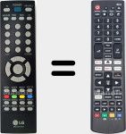 Télécommande universelle Universal TV LG