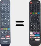T&eacute;l&eacute;commande universelle Universal TV Hisense