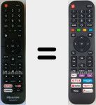 Télécommande universelle Universal TV Hisense